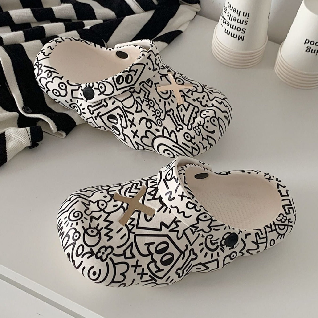 FOX DOODLE CLOGS