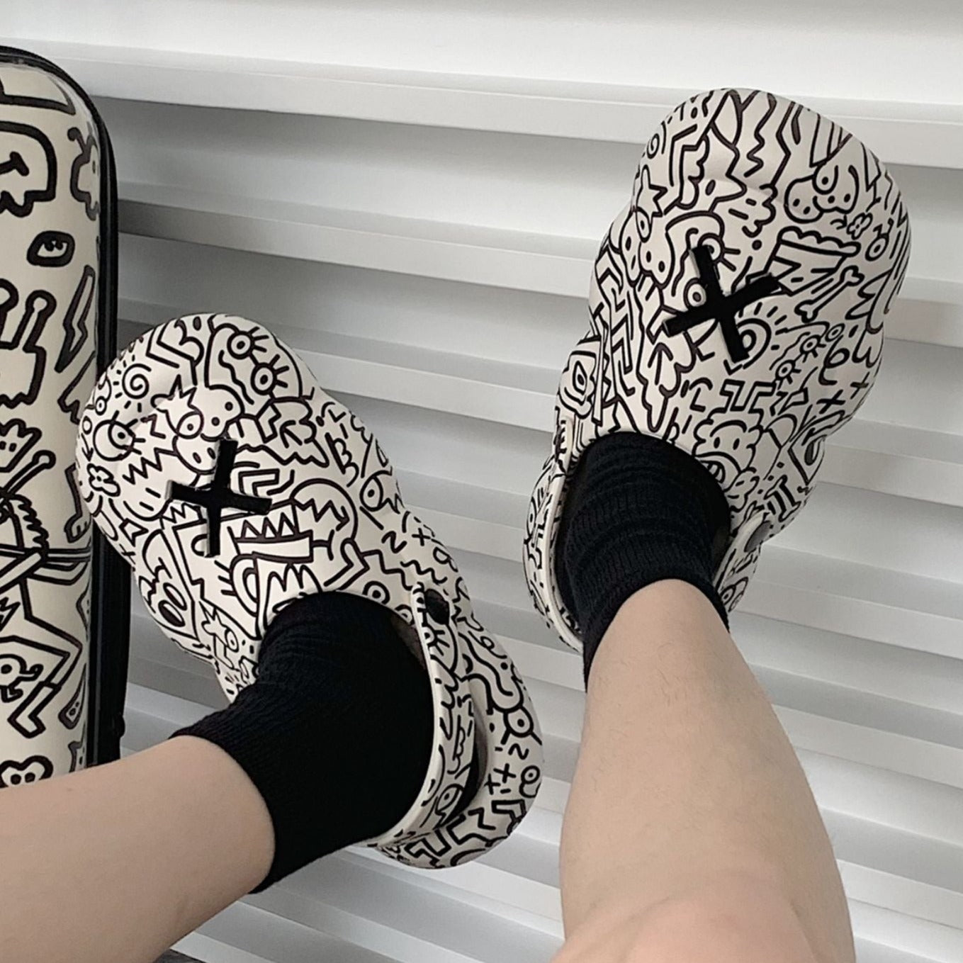 FOX DOODLE CLOGS